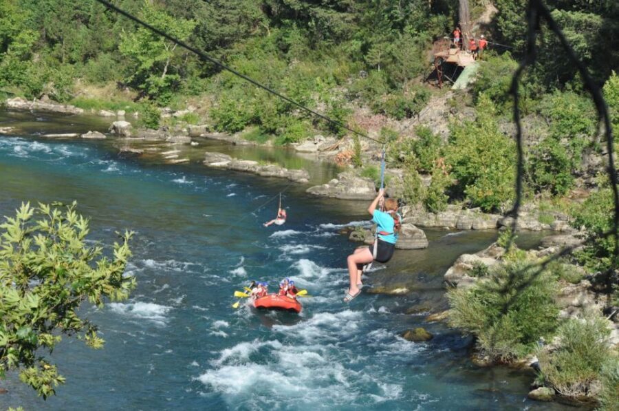 City of Side: Rafting, Zipline, Jeep, Buggy and Quad Combo - How the Day Flows: Rafting Split, Off-Road in the Middle, Zipline at the End