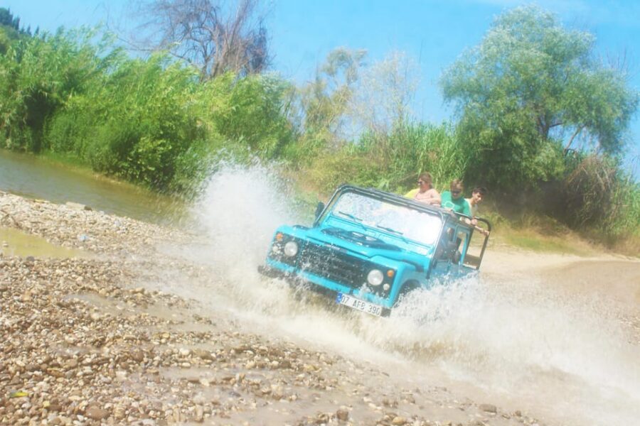 From City of Side: Adventure Jeep Safari Tour - Roman aqueducts and Green Lake: sightseeing between the jeeps