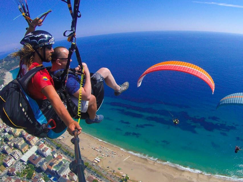 From City of Side: Alanya Tandem Paragliding w/ Beach Visit - Safety gear, briefings, and pilots who keep you calm