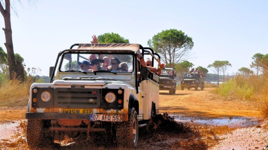 From City of Side: Jeep Safari Adventure Tour for All Ages - Manavgat Waterfall: 30 minutes of fresh air and photos