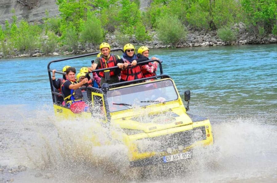 From Side: Rafting w/ Zipline, Quad, Jeep Safari & Lunch - Instructors and languages: you’ll be guided, but language matching can vary