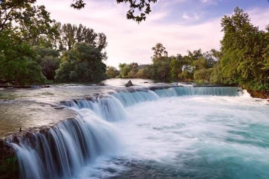 Side: Electric Catamaran Cruise, Waterfall, Seleukia, Mosque - Oymapınar Dam: a short guided stop with big viewpoint payoffs