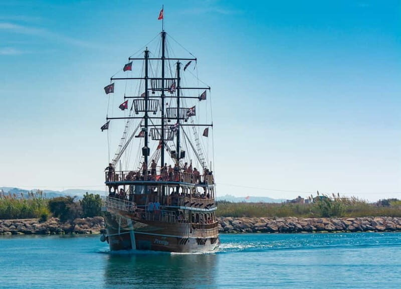 Side: Pirate Boat Trip with Lunch & Swimming Stops - Side to Baba A Boat: how the morning flow works